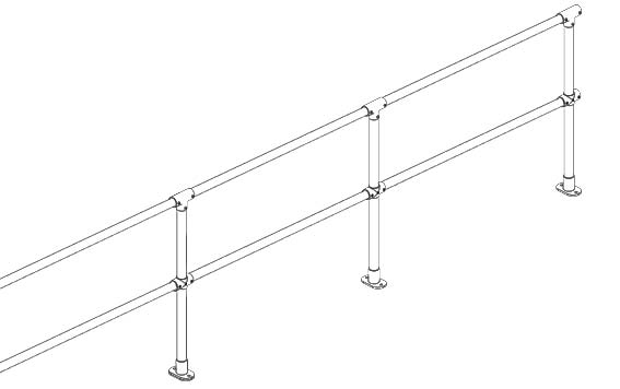 Pro-Guard Freestanding Guardrail